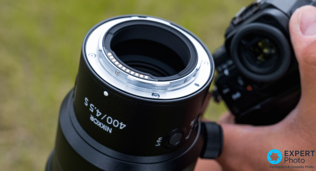 Nikon Z 400mm f/4.5 VR S boitier