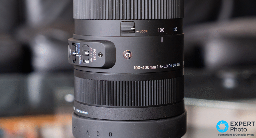 Sigma 100-400 mm F 5-6.3 DG DN OS réglage