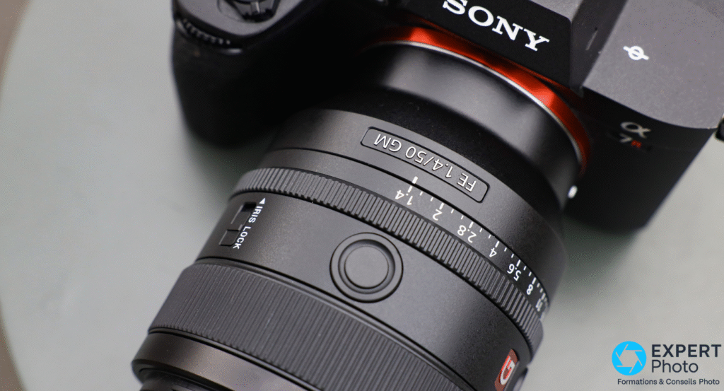 Sony FE 50 mm f/1.4 GM lentille