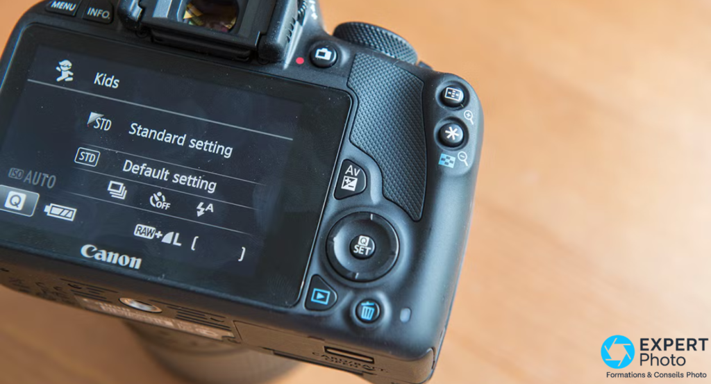 Canon EOS 100D écran