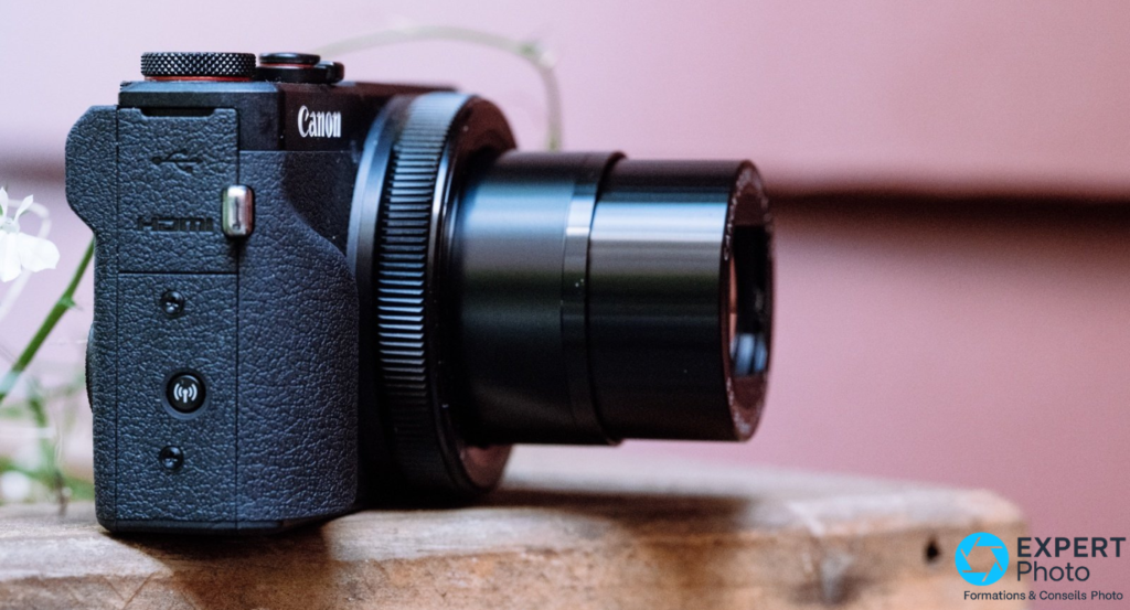 Canon G7X Mark III objectif