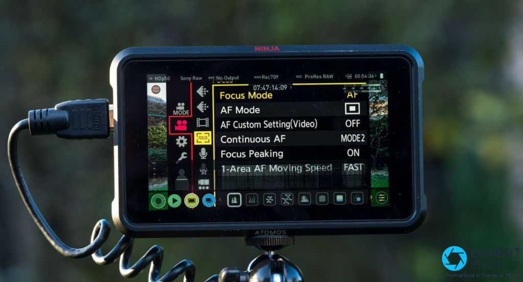 Panasonic Lumix BGH1 écran