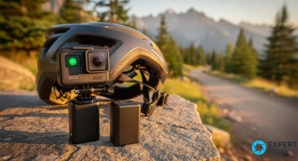 Action cam avec une longue autonomie