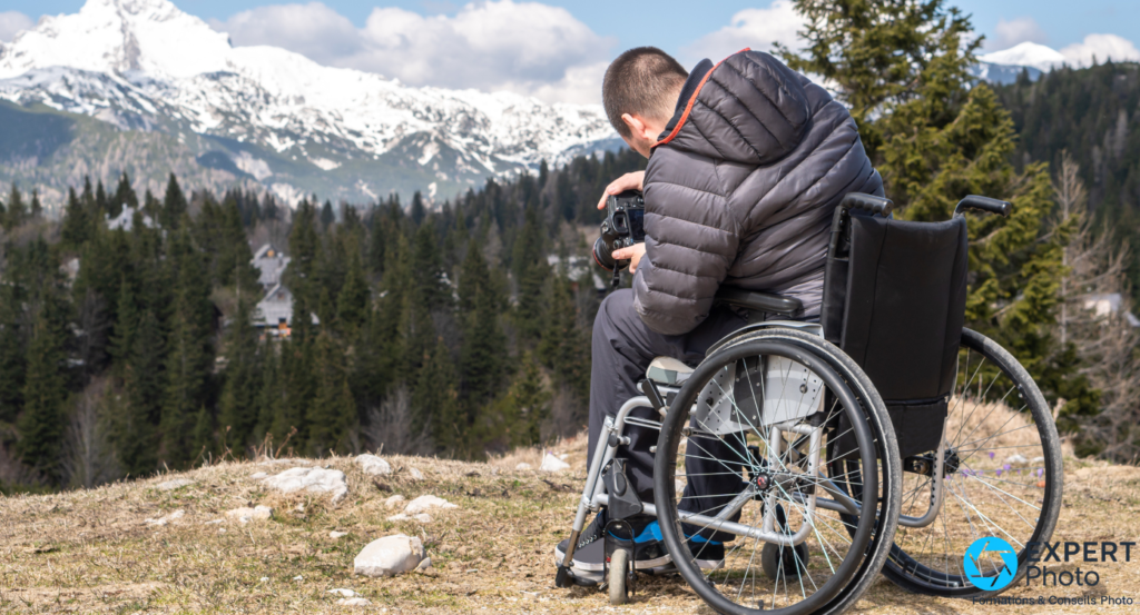 Meilleurs matériels photo pour photographes en fauteuil roulant