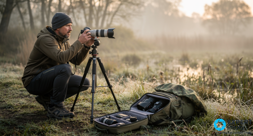 Equipements outdoor pour la photographie animalière