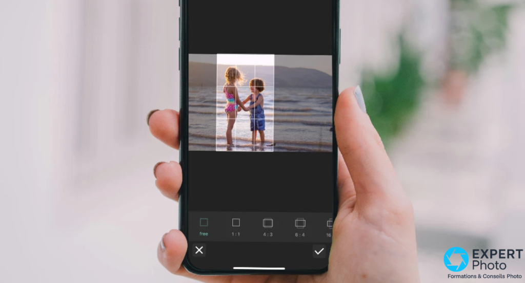 Meilleures applications gratuites pour recadrer une photo sur mobile